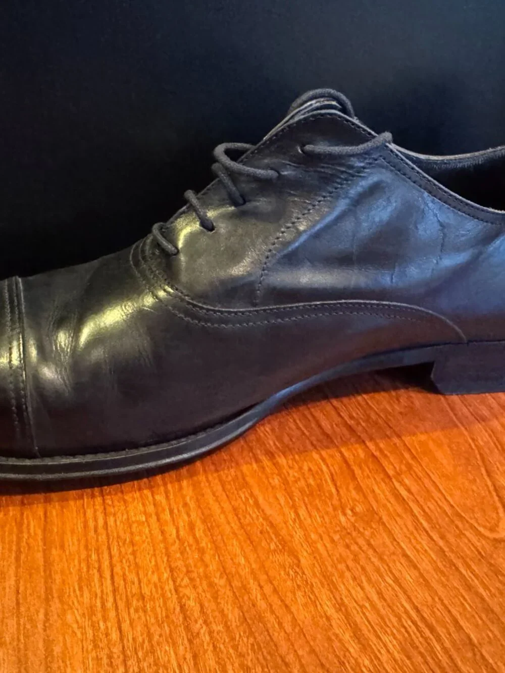 Adam Derrick To Boot New York Aidan Black Calf Cap Toe Oxford US 11 - Picture 5 of 10